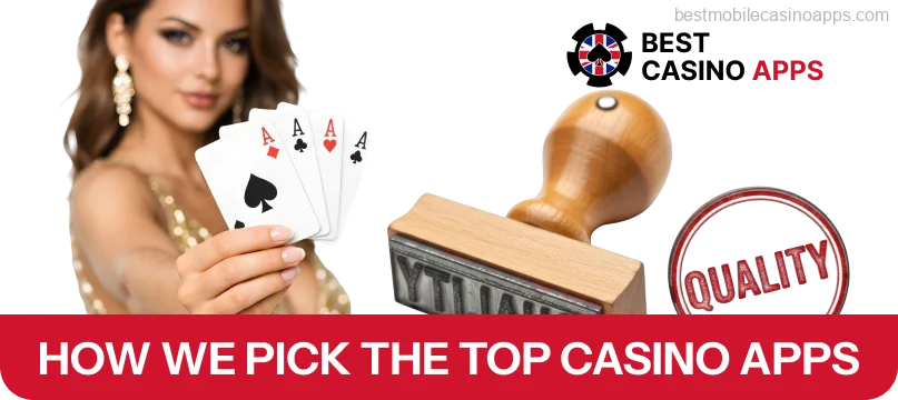 Every app on this Best Casino Apps list goes through the same points system