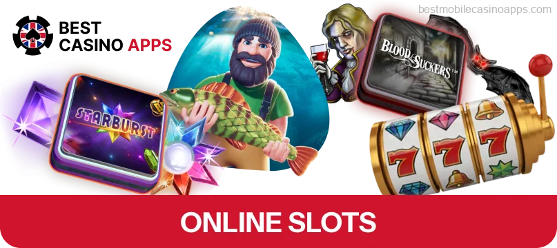 Slots make up the largest game category in Best Casino Apps